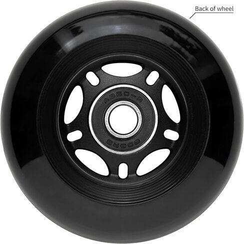 Flux 3 80 مم عجلات تزلج مضمّنة 85A للتزلج على الإسفلت أو الهوكي في الهواء الطلق/داخلي ، عجلات تزلج بديلة ، 8 عبوات مع محامل in Kuwait