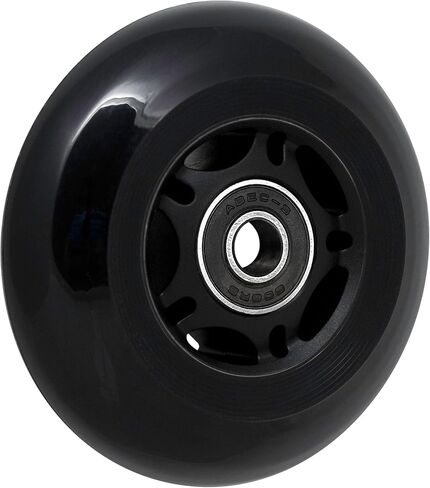 Flux 3 80 مم عجلات تزلج مضمّنة 85A للتزلج على الإسفلت أو الهوكي في الهواء الطلق/داخلي ، عجلات تزلج بديلة ، 8 عبوات مع محامل in Kuwait