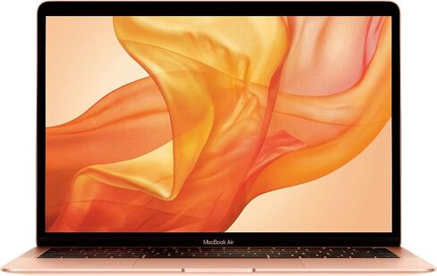 Apple MacBook Air أواخر 2018 مع معالج Core i5 (13 بوصة، وذاكرة الوصول العشوائي 8 جيجابايت، و256 جيجابايت) (الإنجليزية QWERTY) ذهبي (متجدد) in Saudi Arabia