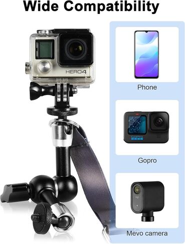 Selens Magnetic Bence Mount Live Streaming Kit لـ Mevo Start و GoPro و iPhone و Pocket Radar ، حامل مغناطيس كاميرا Mount 1/4 ' in Kuwait
