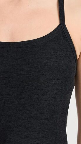 Beyond Yoga Women's Spacedye Slim Racerback Cropped Tank Deep Aqua Heather Small in Saudi Arabia