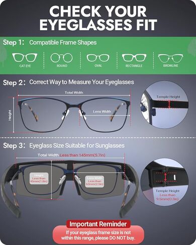 Meeloog مستقطب يناسب النظارات الشمسية للرجال النساء ، حماية الأشعة فوق البنفسجية لفائف حولها لقيادة صيد ركوب الدراجات in Kuwait