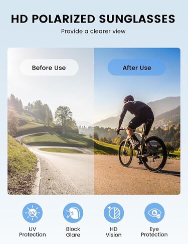 Lamicall XL Size Polarized Sports Sunglasses for Men Women, Large UV400 Protection Sun Glasses, Running Cycling Baseball in Kuwait