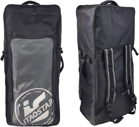 120L Paddle Board Backpack with front pocket, paddleboard bag with 1680D cloth, SUP bag with top and side handles, adjust strap for convenient travel transfer, paddle board accessories in Saudi Arabia