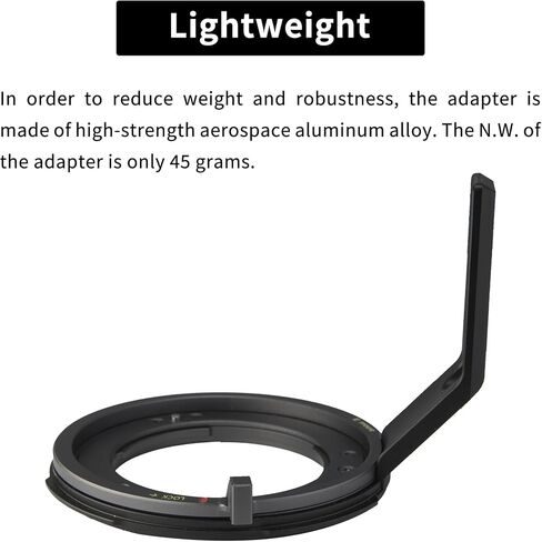 EF to DX Lens Mount Adapter Ring Compatible with Canon EOS EF Lenses to DJI Ronin 4D X9 Cameras in Kuwait