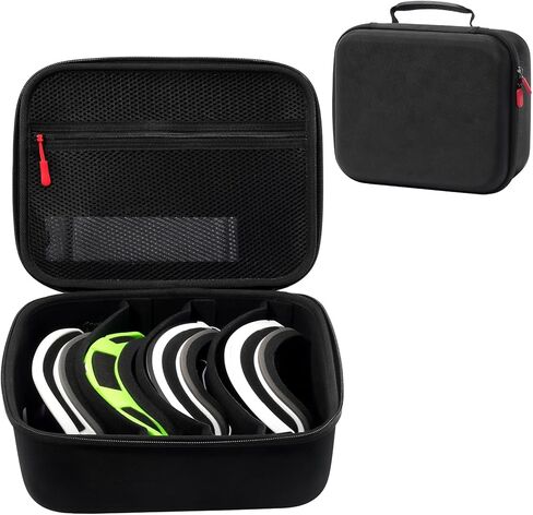 ProCase Large Hard Case for Multiple Ski Goggles, Travel Carrying Snow Goggles Bag Cover with Extra Lens Storage -Black in Saudi Arabia