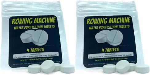 Rowing Machine Water Cleaning Tablets | Universal Water Rowing Machine Tank Cleaner | Safe, Eco-Friendly Formula | 4 Tablets in Kuwait