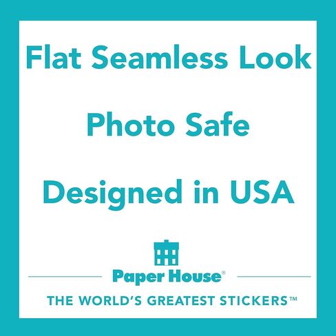 Paper House Productions ST-2246E Photo Real Stickypix Stickers, 2-Inch by 4-Inch, Bacon (6-Pack) in Saudi Arabia