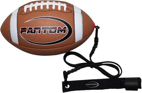 مدرب Fantom Throw Football - تحسين الرمي والقبض/التدريب في الداخل والممارسة في الهواء الطلق Mini ، Pee -Wee ، Junior ، Youth ، الرسمي - رمي وتولى التمريرة المثالية - صنع في الولايات المتحدة الأمريكية in Kuwait