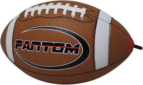 مدرب Fantom Throw Football - تحسين الرمي والقبض/التدريب في الداخل والممارسة في الهواء الطلق Mini ، Pee -Wee ، Junior ، Youth ، الرسمي - رمي وتولى التمريرة المثالية - صنع في الولايات المتحدة الأمريكية in Kuwait