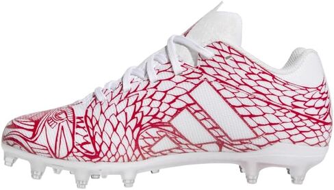 adidas Kids Boys Adizero Electric.2 Football Sneakers Shoes - Red, White - Size 3 M in Saudi Arabia