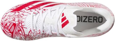 adidas Kids Boys Adizero Electric.2 Football Sneakers Shoes - Red, White - Size 3 M in Saudi Arabia