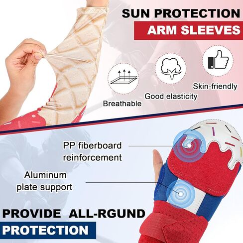 Sliding Mitt Gloves with Arm Sleeves Adjustable Baseball Sliding Mitt Youth Adult Protective Shield for Softball in Kuwait