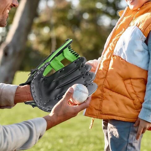 Baseball Glove for Adults & Youth | 10.5-12.5 Inch Training Outfield Mitt | Premium Synthetic Leather | Right-Hand Throw Baseball Softball in Saudi Arabia