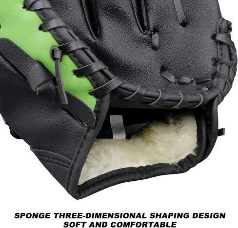 Baseball Glove for Adults & Youth | 10.5-12.5 Inch Training Outfield Mitt | Premium Synthetic Leather | Right-Hand Throw Baseball Softball in Saudi Arabia