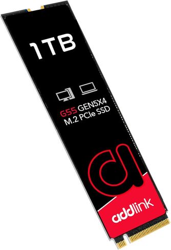 Addlink A93 2TB Storage Expansion for PS5 Console with Heatsink, Up to 7400mb/s, Gen 4 PCIe NVMe m.2 2280, SLC Cache Internal Solid State Drive(‎ad2TBA93M2P) in Kuwait