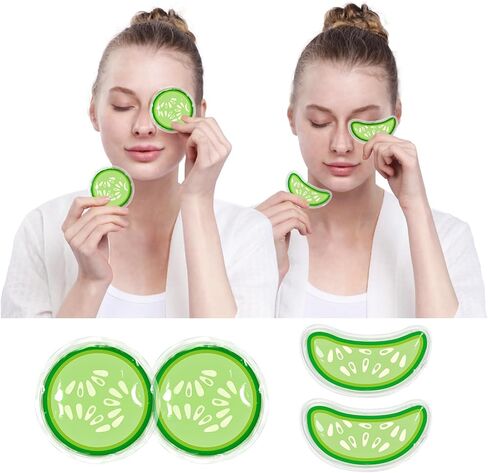 Gel Ice Pack Reusable Cooling Eye Pads and Under Patches,Eye Hot Cold Treatment for Redness,Pain Relief Relax in Kuwait
