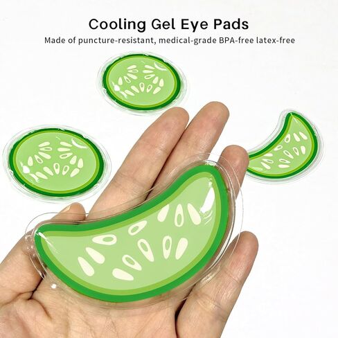 Gel Ice Pack Reusable Cooling Eye Pads and Under Patches,Eye Hot Cold Treatment for Redness,Pain Relief Relax in Kuwait