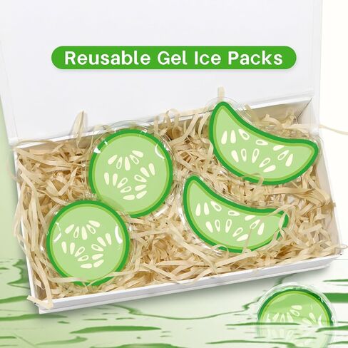 Gel Ice Pack Reusable Cooling Eye Pads and Under Patches,Eye Hot Cold Treatment for Redness,Pain Relief Relax in Kuwait