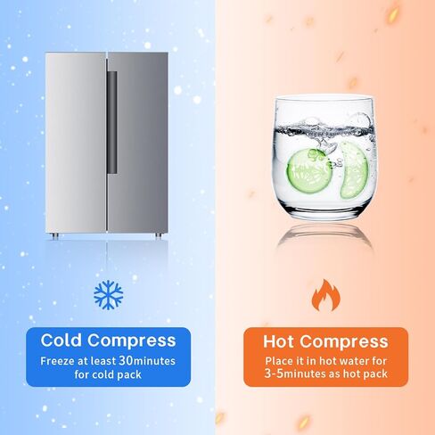 Gel Ice Pack Reusable Cooling Eye Pads and Under Patches,Eye Hot Cold Treatment for Redness,Pain Relief Relax in Kuwait