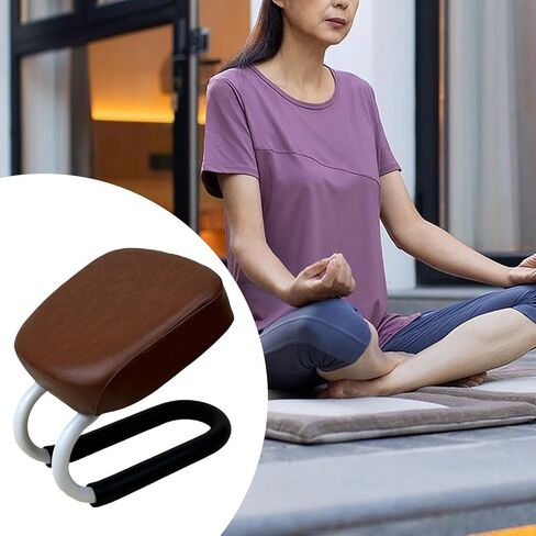 Kneeling Meditation Stool, Prayer Bench Adjustable Height, Portable Meditation Bench, for Studio Praying Prayer (Black C) in Kuwait