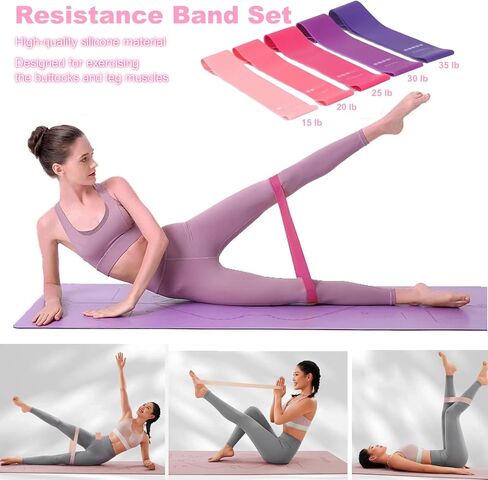 Pilates Equipment for Home Workouts, Better Portable Pilates Kit 13 in 1, Pilates Essentials Kits for Women with Pilates Ball, Yoga Socks, Yoga Strap, and Exercise Bands Kits in Kuwait