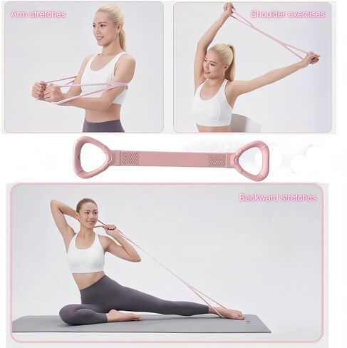 Pilates Equipment for Home Workouts, Better Portable Pilates Kit 13 in 1, Pilates Essentials Kits for Women with Pilates Ball, Yoga Socks, Yoga Strap, and Exercise Bands Kits in Kuwait