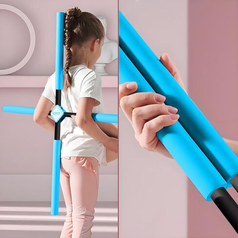 Posture Corrector Yoga Cross Stick -Yoga Stick Posture Corrector- Back Pain Relief for Men Women - Stretcher and Straightener for Upper and Lower Back -Back Straightener Posture Corrector in Saudi Arabia