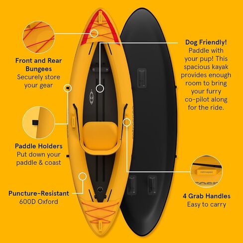 Retrospec Coaster Single & Tandem Inflatable Kayak in Saudi Arabia