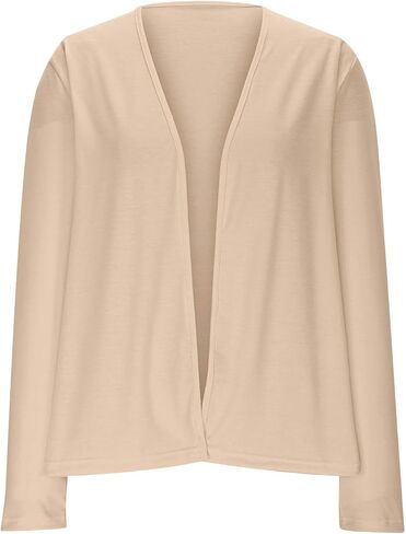 SHOPESSA Light Weight Cardigan Women Long Sleeve Open Front Shrug Casual Solid Color Cardigan Fall Fashion 2025 Tops in Saudi Arabia