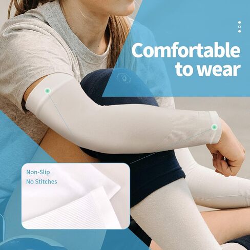 YESLIFE UV Sun Protection Arm Sleeves for Men & Women,UPF 50 Cooling Sports Sleeve in Kuwait