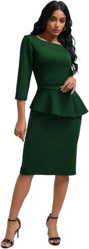Women's Fashionable Pencil Skirt Slim fit Elegant Multifunctional Church Teacher Office Business Set in Saudi Arabia