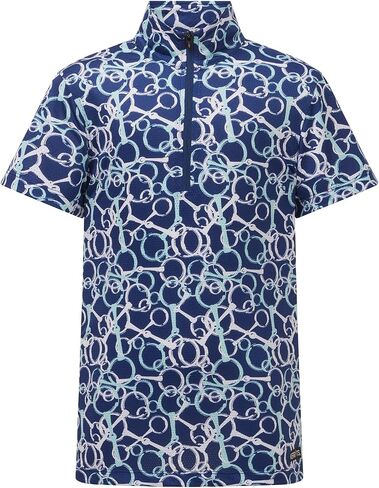Kerrits Kids Breeze Ice Fil Short Sleeve Equestrian Shirt – Lightweight Cooling Horse Riding Top, Great for Summer Camp in Kuwait