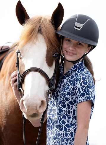 Kerrits Kids Breeze Ice Fil Short Sleeve Equestrian Shirt – Lightweight Cooling Horse Riding Top, Great for Summer Camp in Kuwait