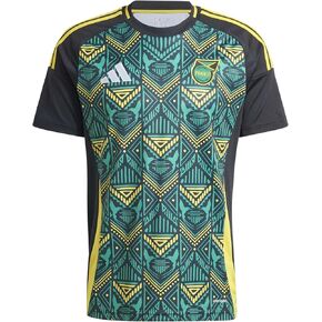 adidas Jamaica Away Men's Soccer Jersey 2024 (US, Alpha, Small, Regular, Regular, Standard, Black) in Saudi Arabia