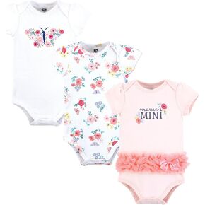 Hudson Baby Infant Girl Cotton Bodysuits, Valentine Hearts, 12-18 Months in Kuwait