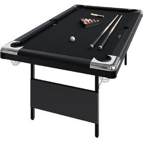 طاولة حمام سباحة محمولة من 6 إلى 7 أقدام ، Mesa de Billar Para Para ، طاولة بلياردو قابلة للطي ، طاولات البلياردو تشمل مجموعة كاملة من الكرات ، الطباشير ، إشارات وفرشاة لمكاتب شقق غرف الألعاب in Kuwait