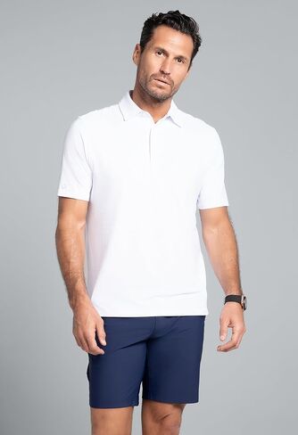 Ibkul athleisure ارتداء أشعة الشمس واقية upf 50+ icefil تبريد الأكمام البولو (الملاءمة الحديثة) -94199 in Saudi Arabia