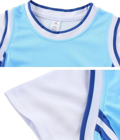 Girls Basketball Jersey Shirt and Shorts Sports Uniform Set Sportwear in Kuwait