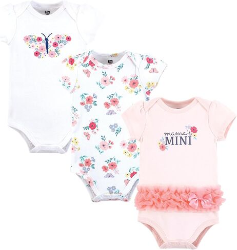 Hudson Baby Infant Girl Cotton Bodysits ، Valentine Hearts ، 12-18 شهرًا in Saudi Arabia