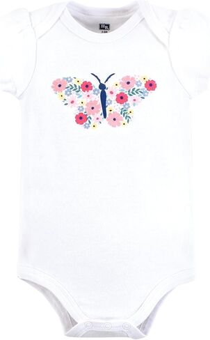 Hudson Baby Infant Girl Cotton Bodysits ، Valentine Hearts ، 12-18 شهرًا in Saudi Arabia