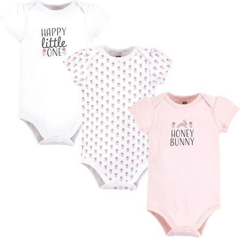 Hudson Baby Infant Girl Cotton Bodysits ، Valentine Hearts ، 12-18 شهرًا in Kuwait
