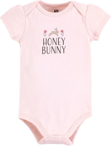 Hudson Baby Infant Girl Cotton Bodysits ، Valentine Hearts ، 12-18 شهرًا in Kuwait