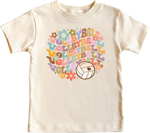 Groovy Volleyball School Spirit Shirt for Game Day Apparel for Adults and Kids in Saudi Arabia