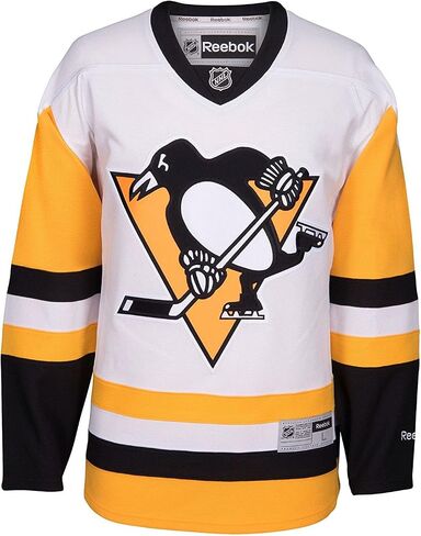 Outerstuff Pittsburgh Penguins Blank White Alternate Away Youth Premier Jersey Small/Medium 8-12 in Saudi Arabia