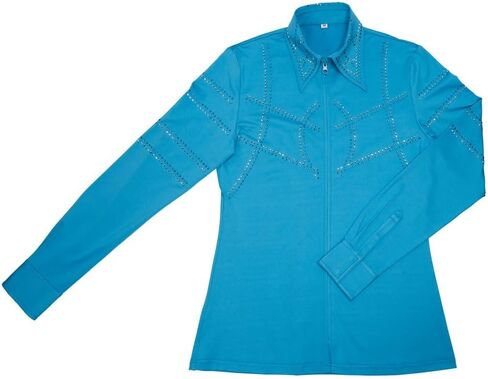 Schneiders Ladies Jessie Crystal Western Show Shirt | Sparkling Rhinestone Detail | 4-Way Stretch Fabric for Comfort in Saudi Arabia