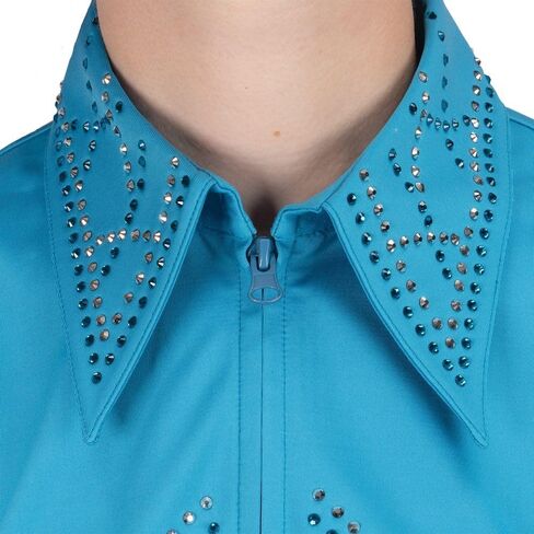Schneiders Ladies Jessie Crystal Western Show Shirt | Sparkling Rhinestone Detail | 4-Way Stretch Fabric for Comfort in Saudi Arabia