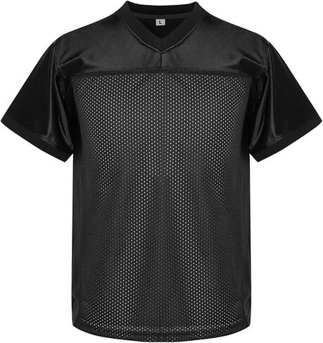Youth Blank Football Jersey Athletic Football Practice Jersey Hip Hop Sports Shirt for Kids in Kuwait