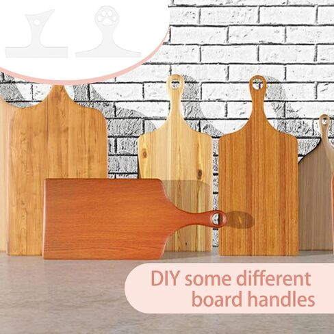 Dicosmetic 3pcs مقبض المقبض لوحة القالب 3 قوالب أنماط لقوالب التوجيه الاكريليك الخشبية لمركبة المطبخ DIY in Saudi Arabia