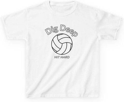 Youth Volleyball Tee Dig Deep, Hit Hard in Saudi Arabia